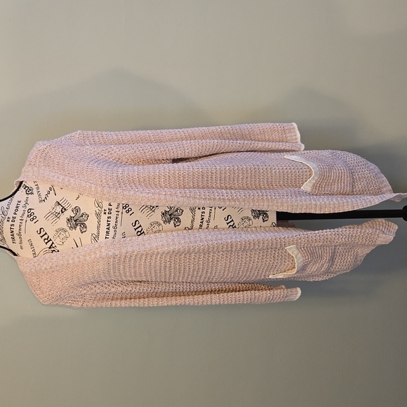 Pink Knit Cardigan - Picture 1 of 7